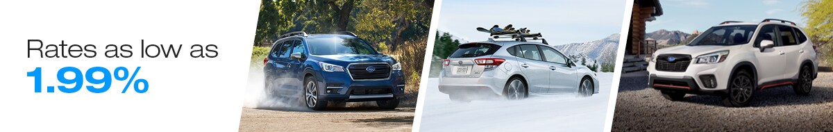 Low APR on Subaru Service Loaner Vehicles at Paul Moak Subaru
