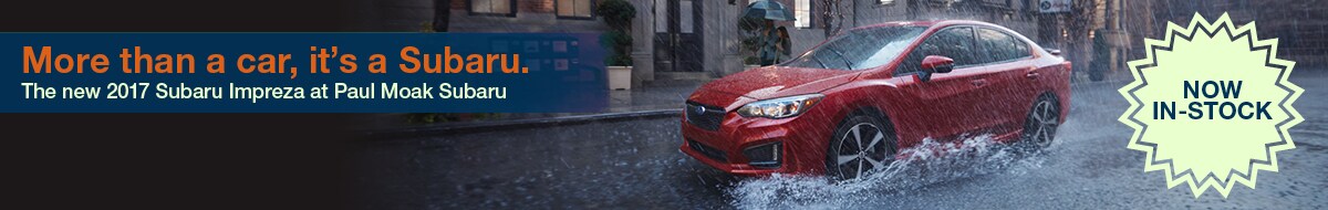 New 2017 Subaru Impreza at Paul Moak Subaru