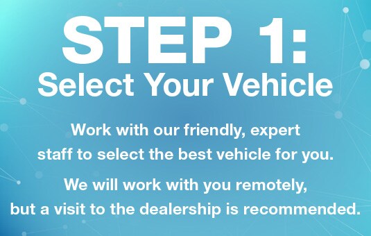 Step 1: Select
Your Vehicle