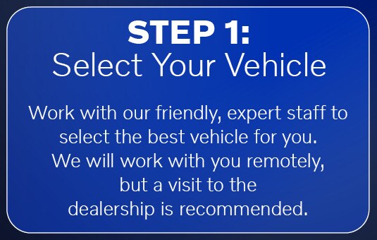 Step 1: Select Your Vehicle