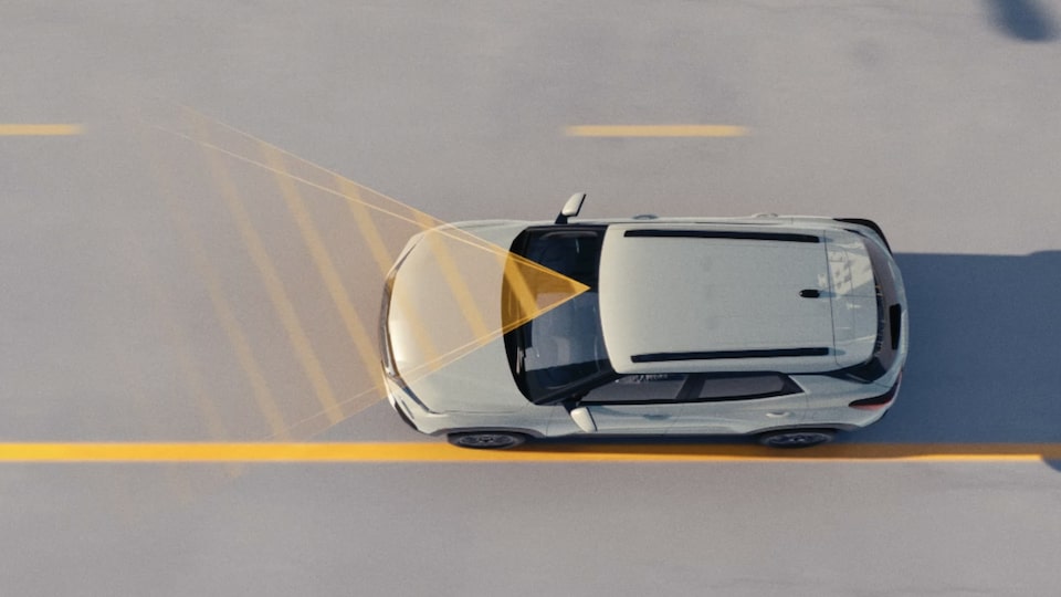 Lane Keep Assist with Lane Departure Warning Icon