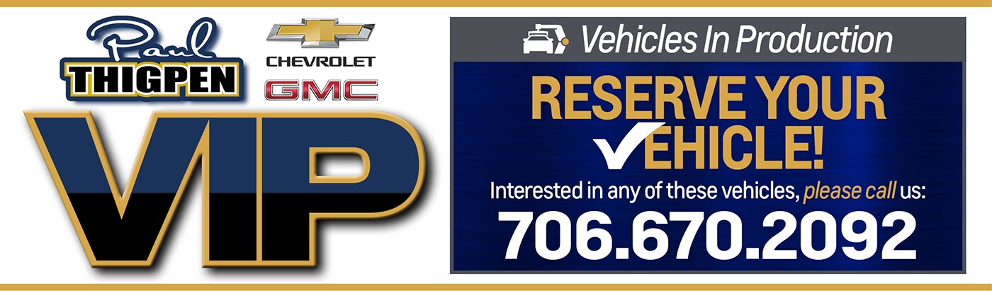 Reserve Your Vehicle Today
