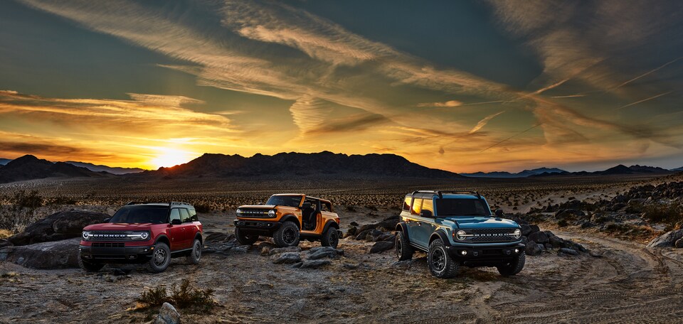 2021 Ford Bronco Lineup