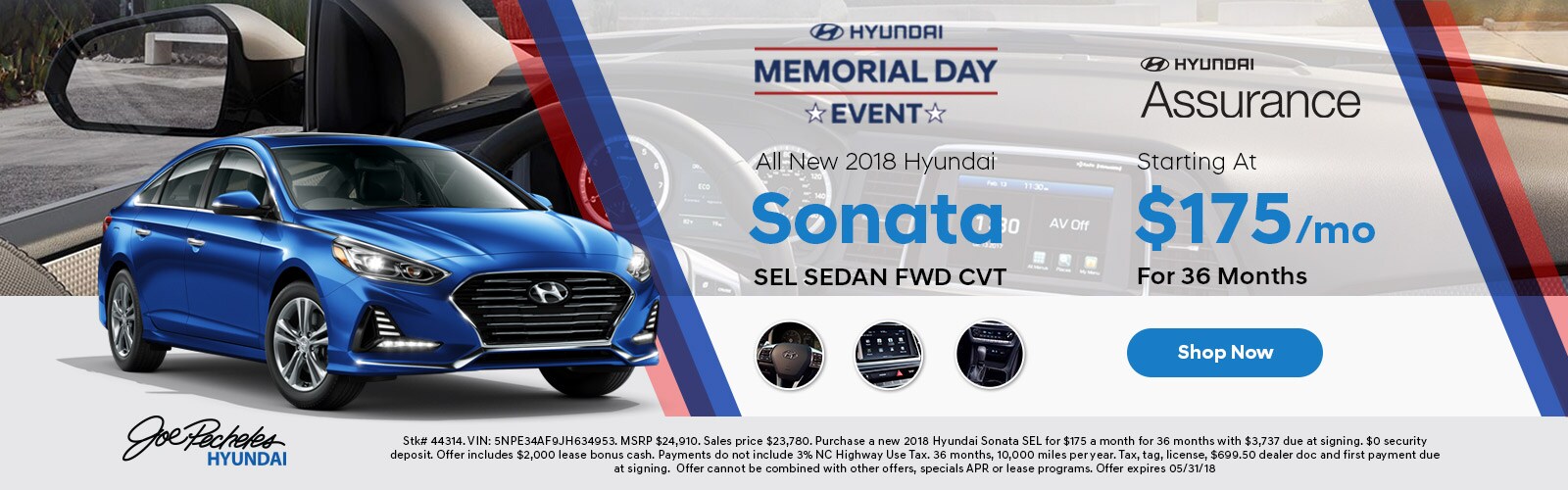 Pecheles Hyundai Sales May 18