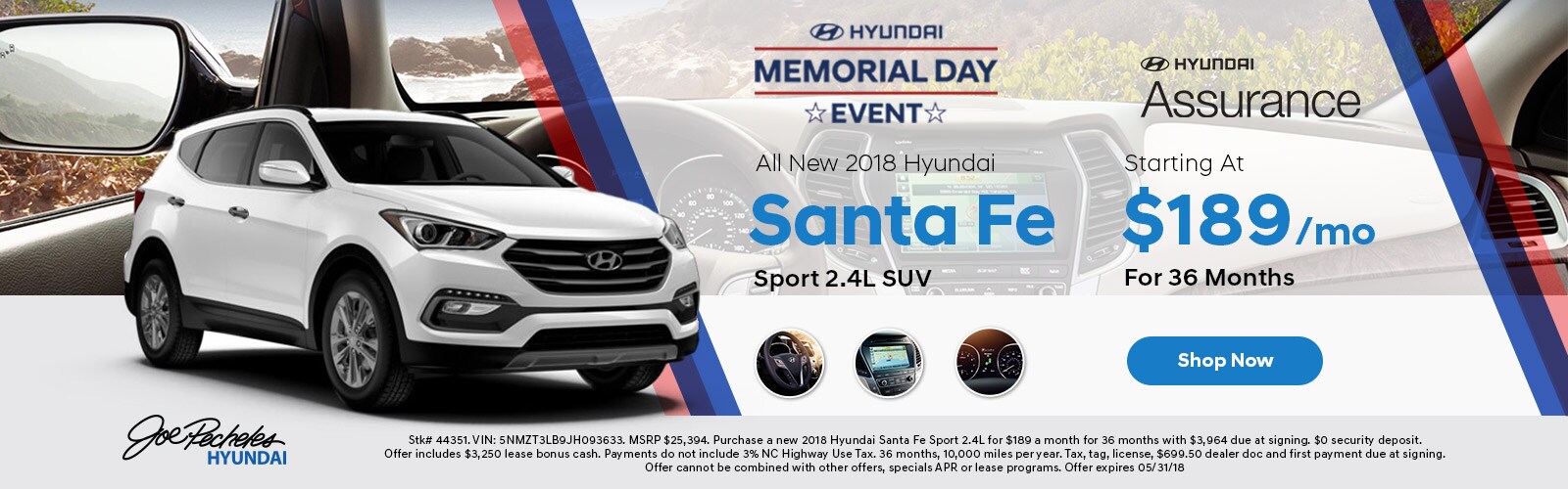 Pecheles Hyundai Sales May 18