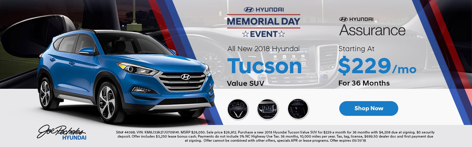 Pecheles Hyundai Sales May 18