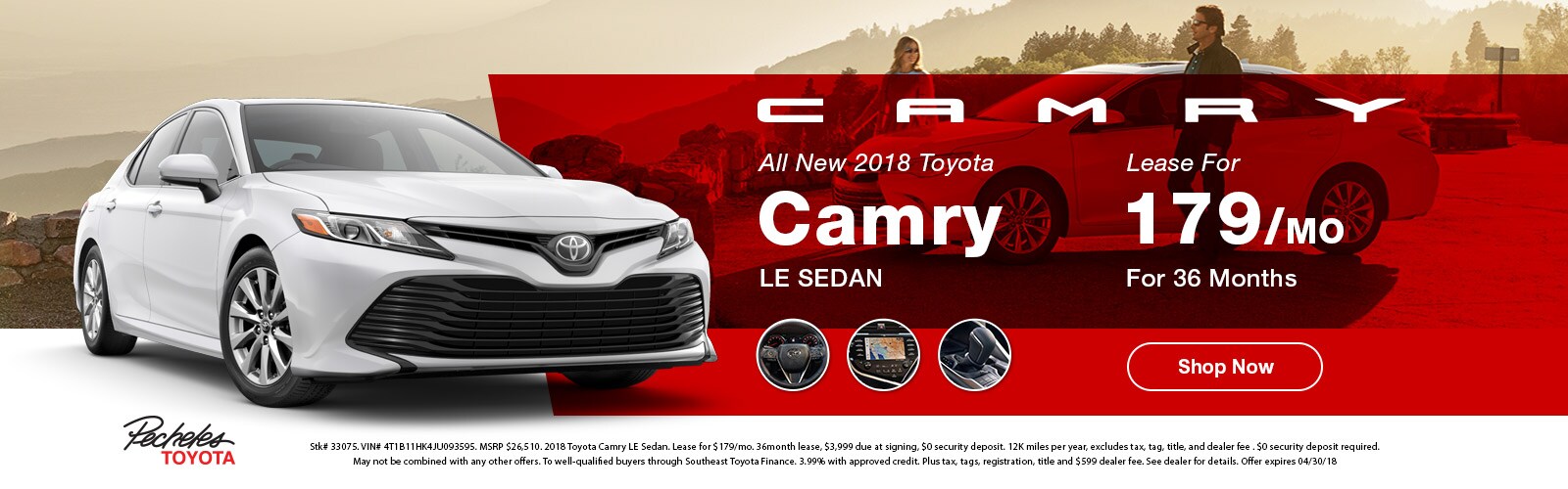 Pecheles Toyota April 18 Sales