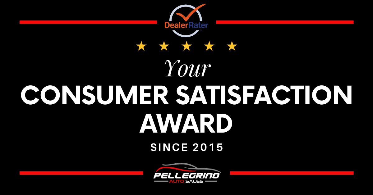 Pellegrino Auto Sales Customer Satisfaction Award