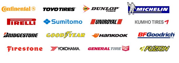 Who are some major tire manufacturers?