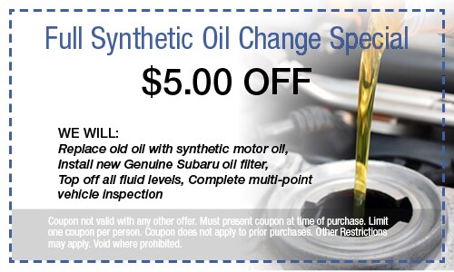 Synth Oil Change