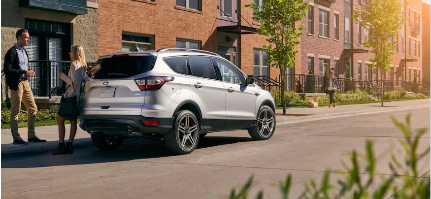 2019 Ford Escape SEL SUV with couple standing and talking_2.PNG