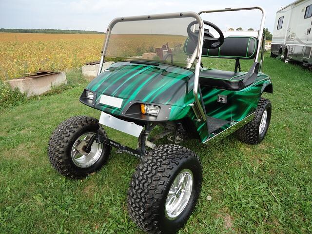 08 Ezgo #2612598 Green Striped 002.JPG