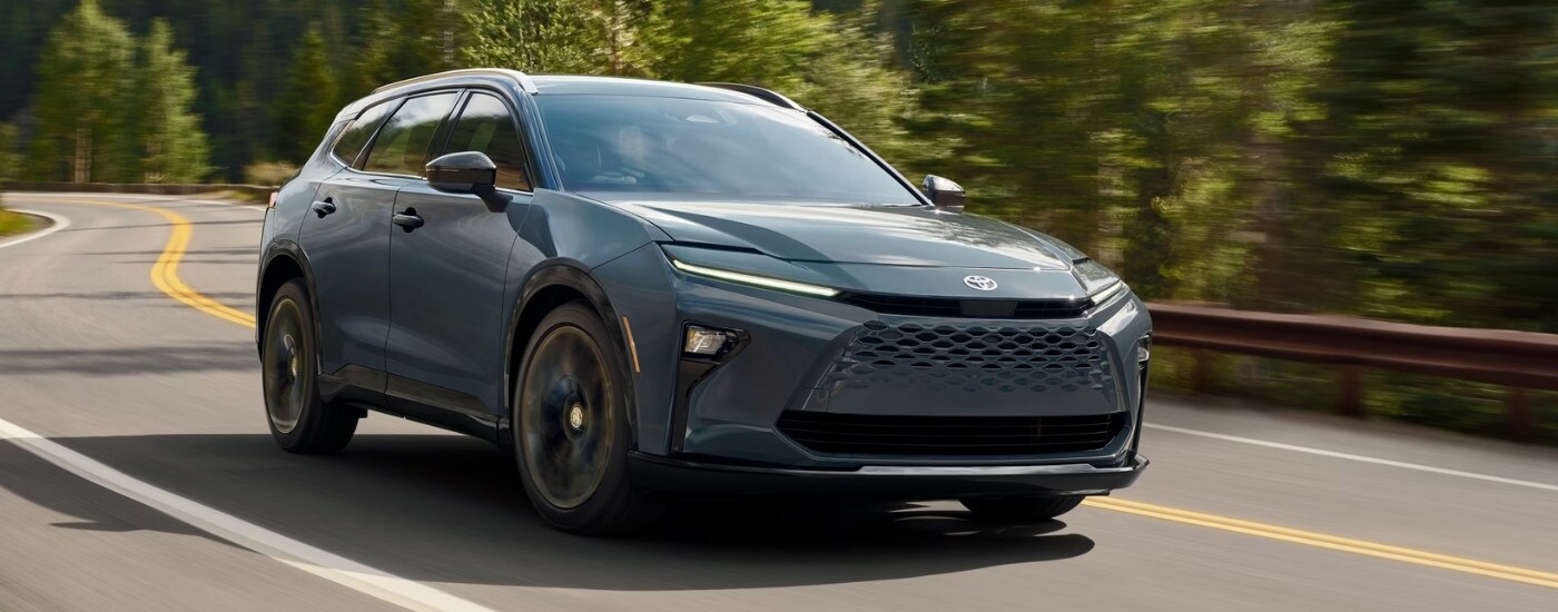 A grey 2025 Toyota Crown Signia from the front.