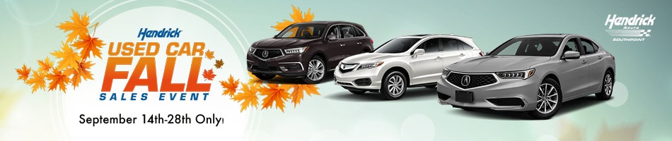 Hendrick Used Car Fall Sales Event