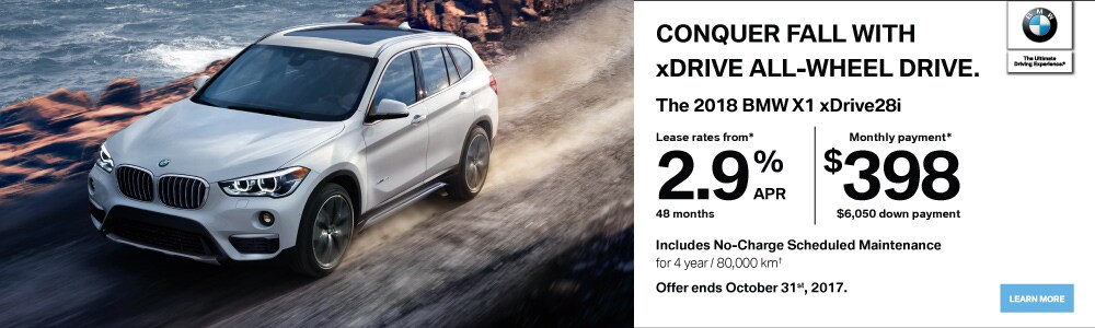 BMW Conquer Fall with xDrive