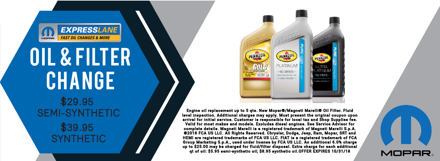 Oil & Filter Change Coupon- Performance October 2018 Incentives.png
