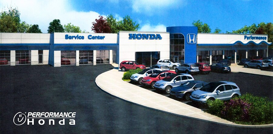 Artist rendering of Performance Honda once the remodel is complete