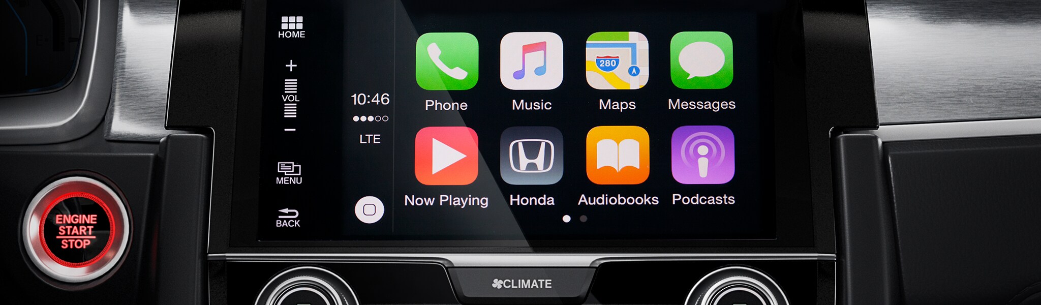 Apple Car Play and Android Auto available on the new Honda Civic