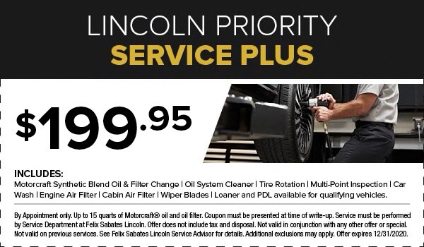 Lincoln Priority Service Plus Lincoln Priority Service Plus