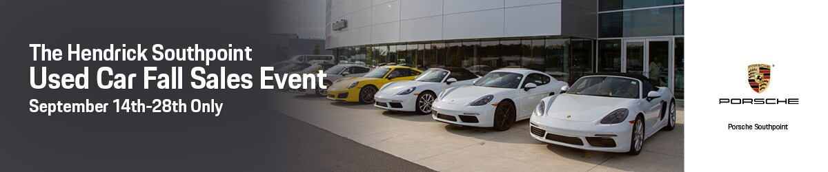 Hendrick Used Car Fall Sales Event