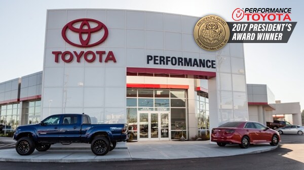 Proud Recipient of the 2017 Toyota President's Award!