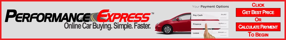 Performance Express. Online Car Buying. Simple. Faster.
