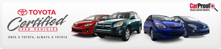 Toyota Certified Used Vehicles