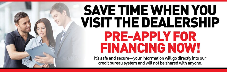 Apply for Financing at Performance Toyota PA