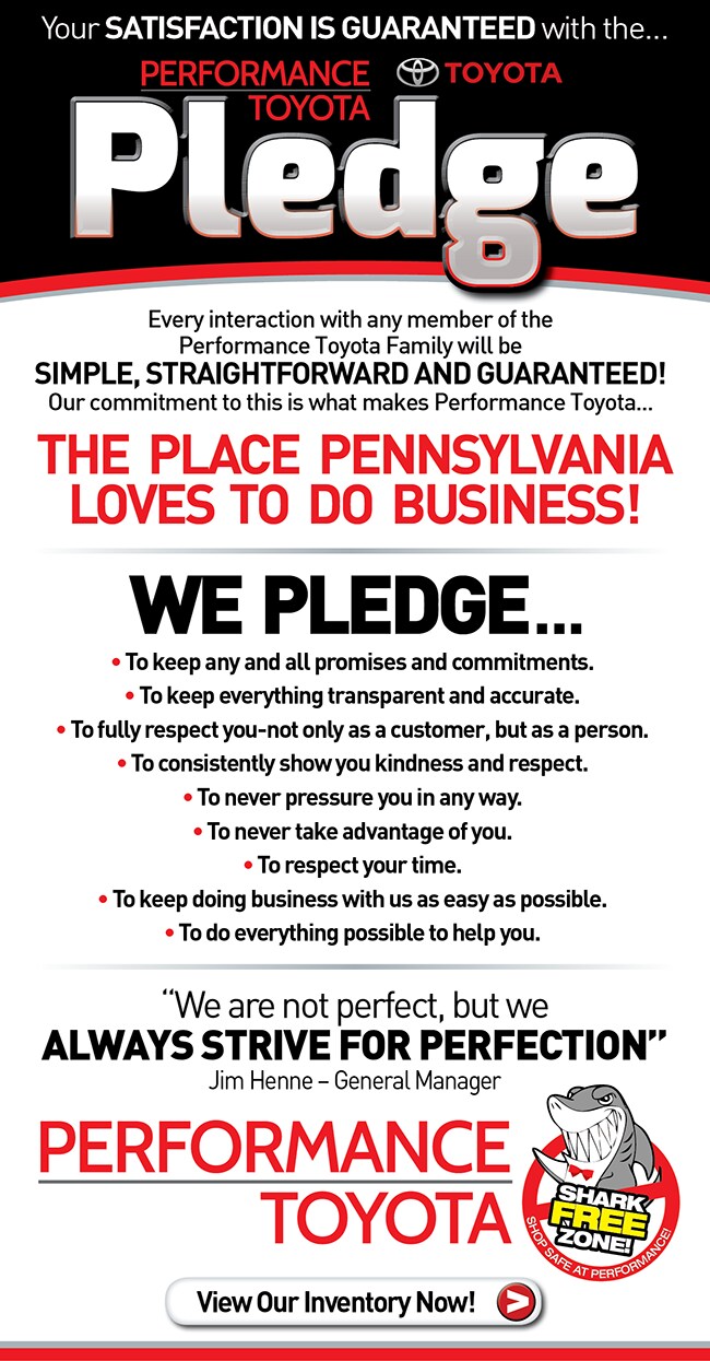 Performance Pledge