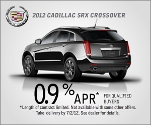 2012 Cadillac Escalade SRX low APR Special May