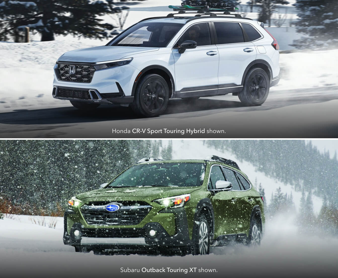 Honda CR-V vs. Subaru Outback Performance in Snow