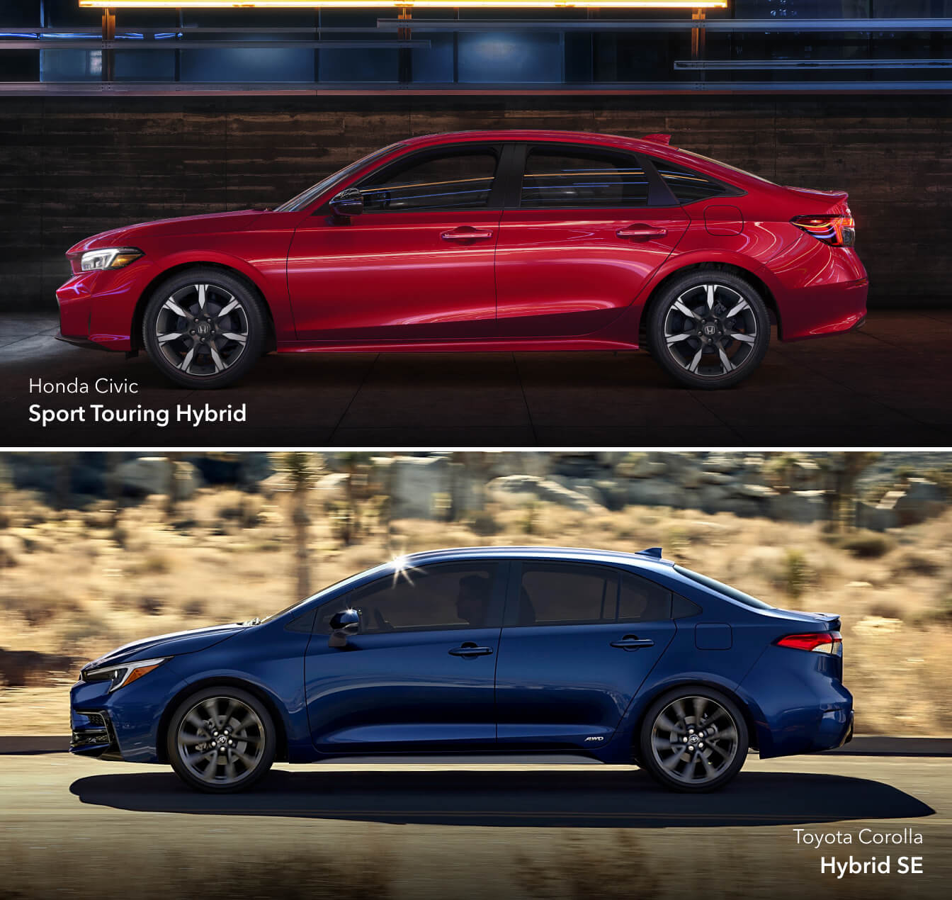 Honda Civic vs. Toyota Corolla: Hybrid Comparison