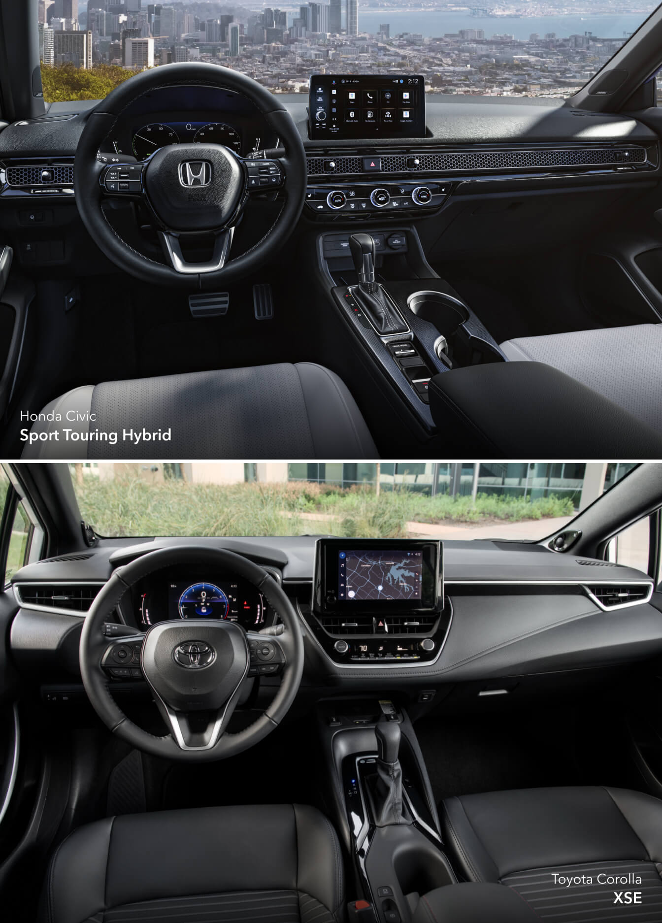 Honda Civic vs. Toyota Corolla: Interior and Features