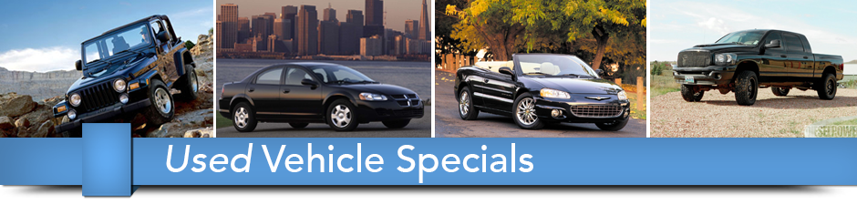 Used Vehicle Specials at Phillips Chrysler Jeep Dodge Ram