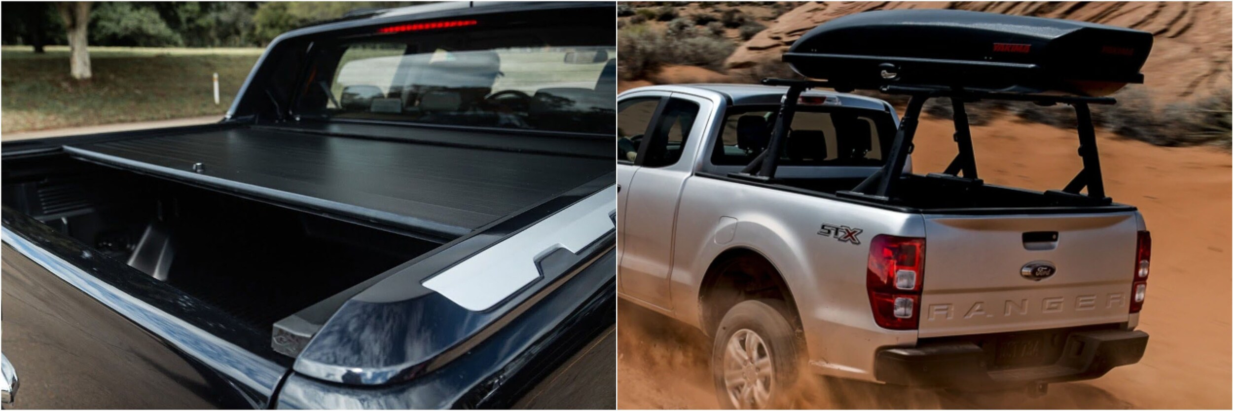 2022 Vs 2021 Ford Ranger Rear 2022 Vs 2021 Ford Ranger Rear