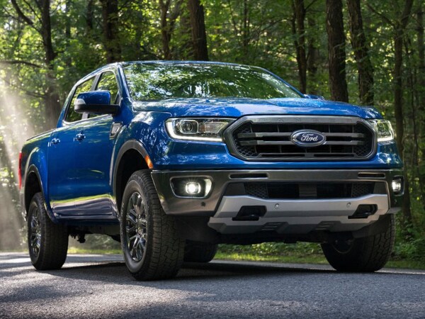 2020 Ford Ranger exterior appearance blue color