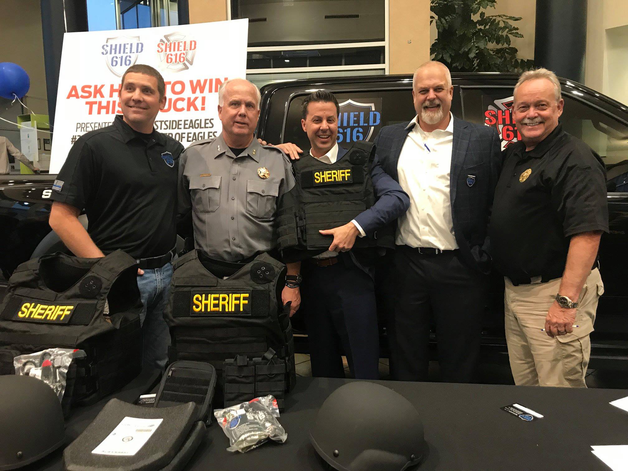 Chris and Shield616 (1).jpg Members of the Phil Long team supporting local law enforcment.