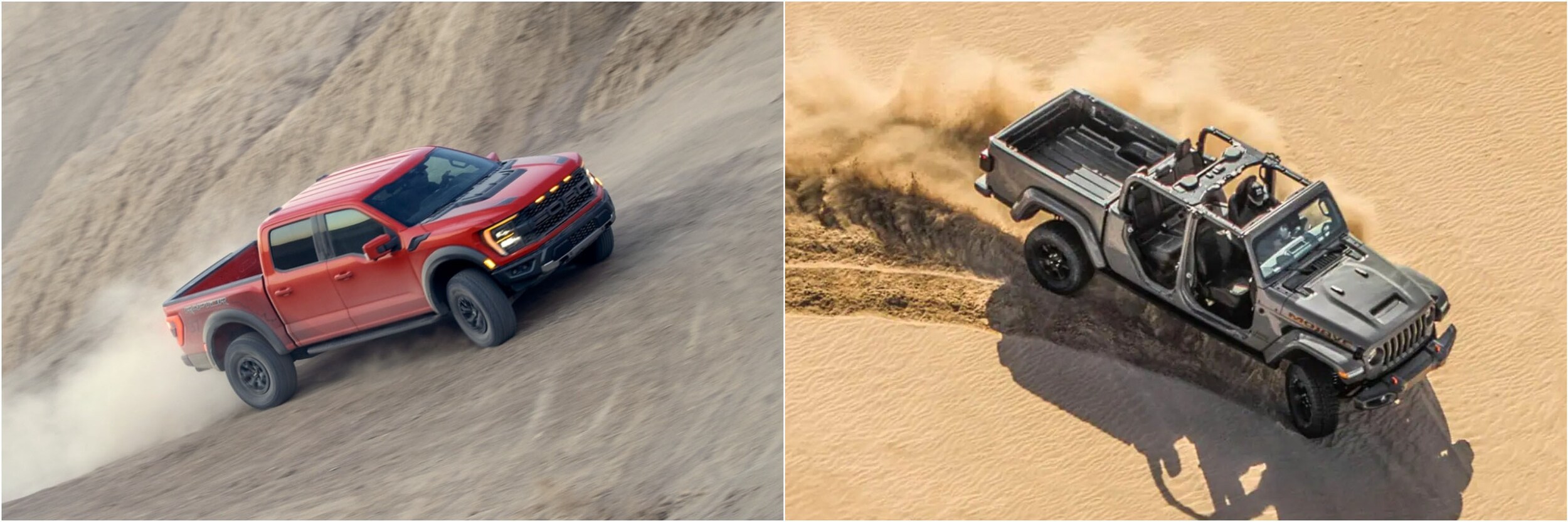 2022 Ford F-150 Raptor Vs 2022 Jeep Gladiator Off-Road 2022 Ford F-150 Raptor Vs 2022 Jeep Gladiator Off-Road