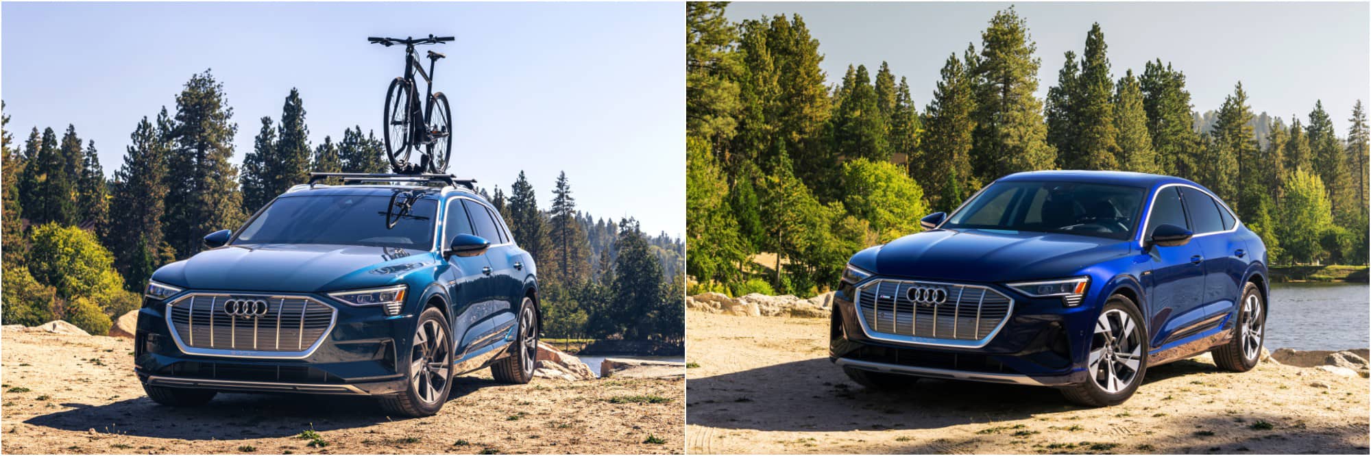 2022 Audi e-tron® SUV Vs. Sportback Front 2022 Audi e-tron® SUV Vs. Sportback Front