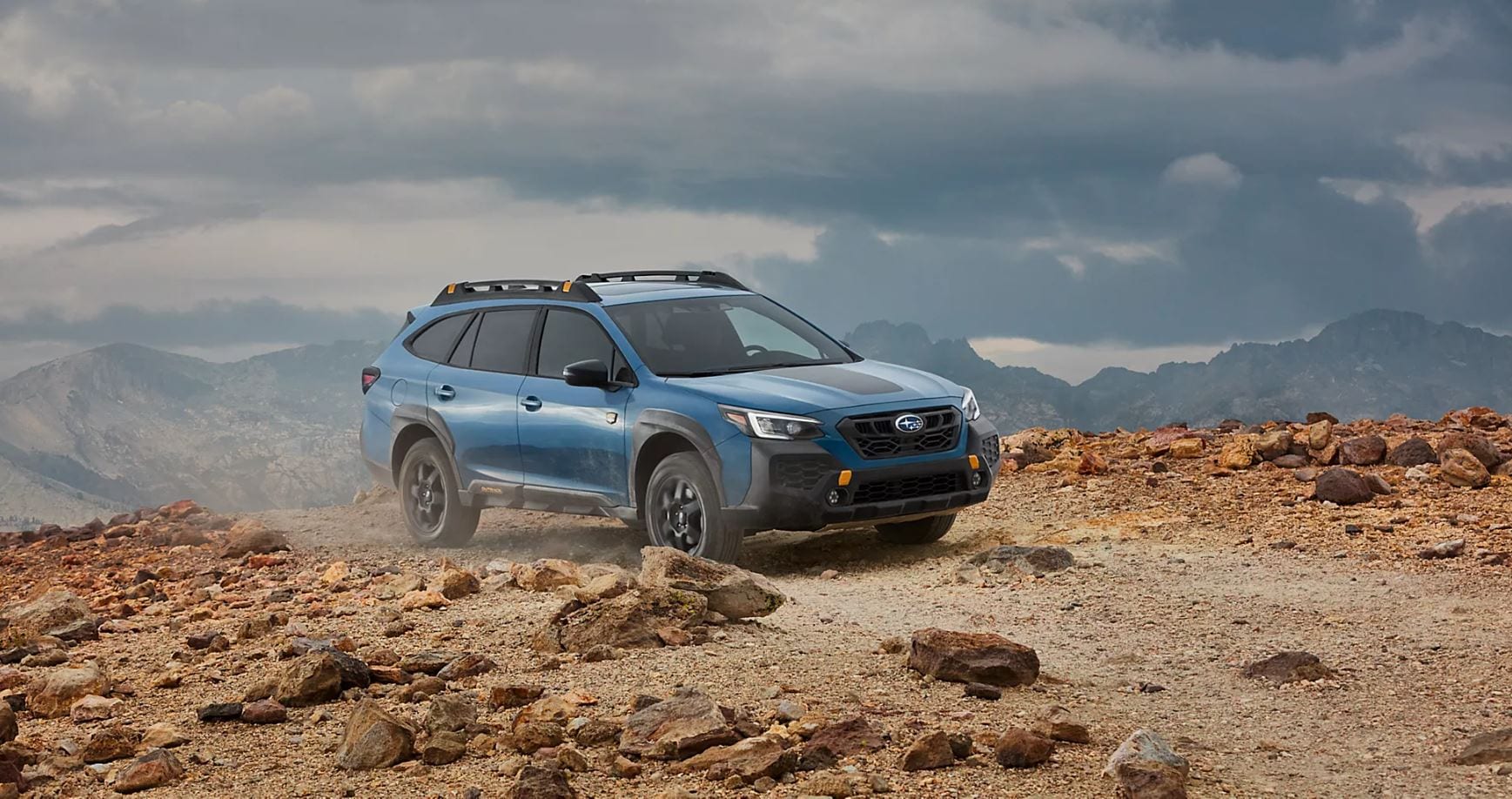 Subaru Outback Wilderness.JPG A Subaru Outback Wilderness edition on a dirt road in the mountains