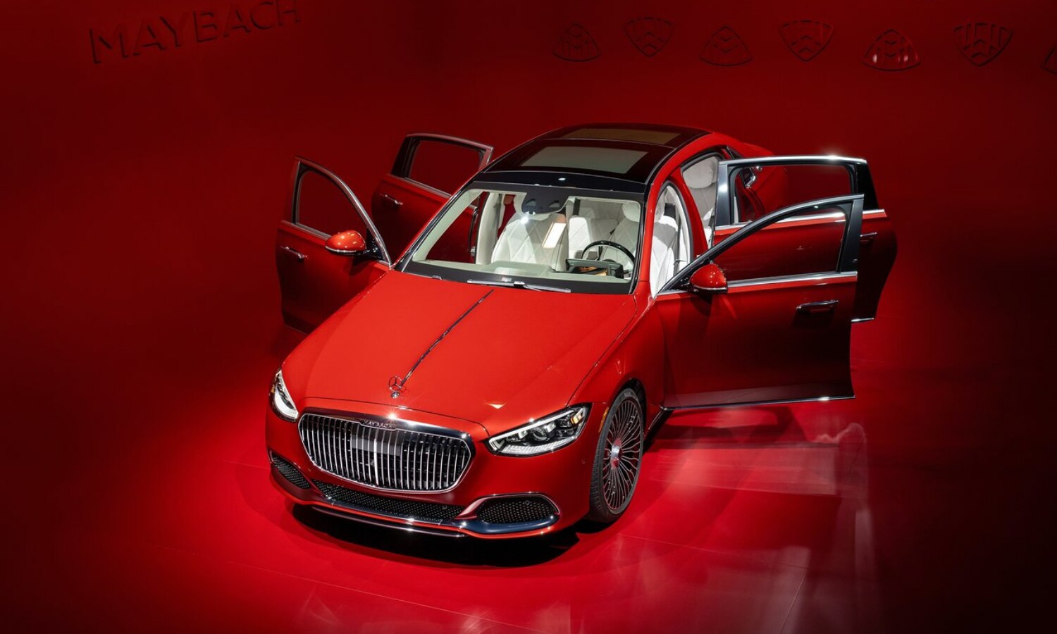 New 2021 Mercedes-Benz S-Class Maybach.png New 2021 Mercedes-Maybach S-Class Sedan in red exterior color