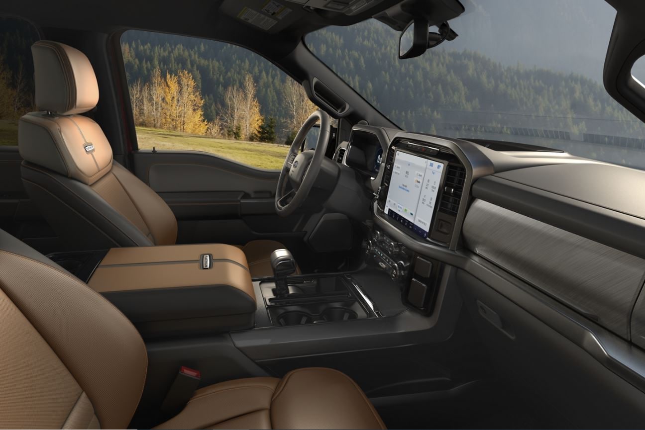 2021-ford-f150-10.JPG the interior features of the all new Ford F-150 truck