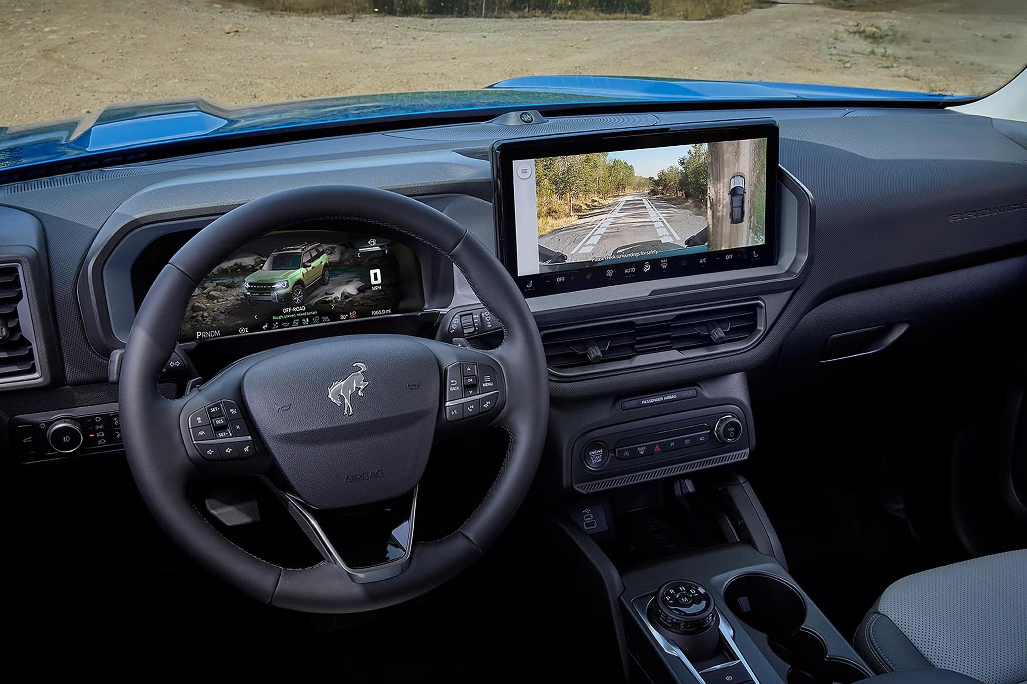 Ford Bronco Sport dashboard with 13.2-inch center display