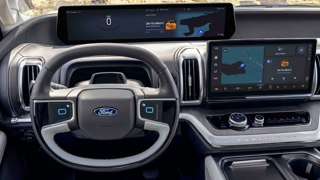The dashboard of a 2025 Ford Expedition.