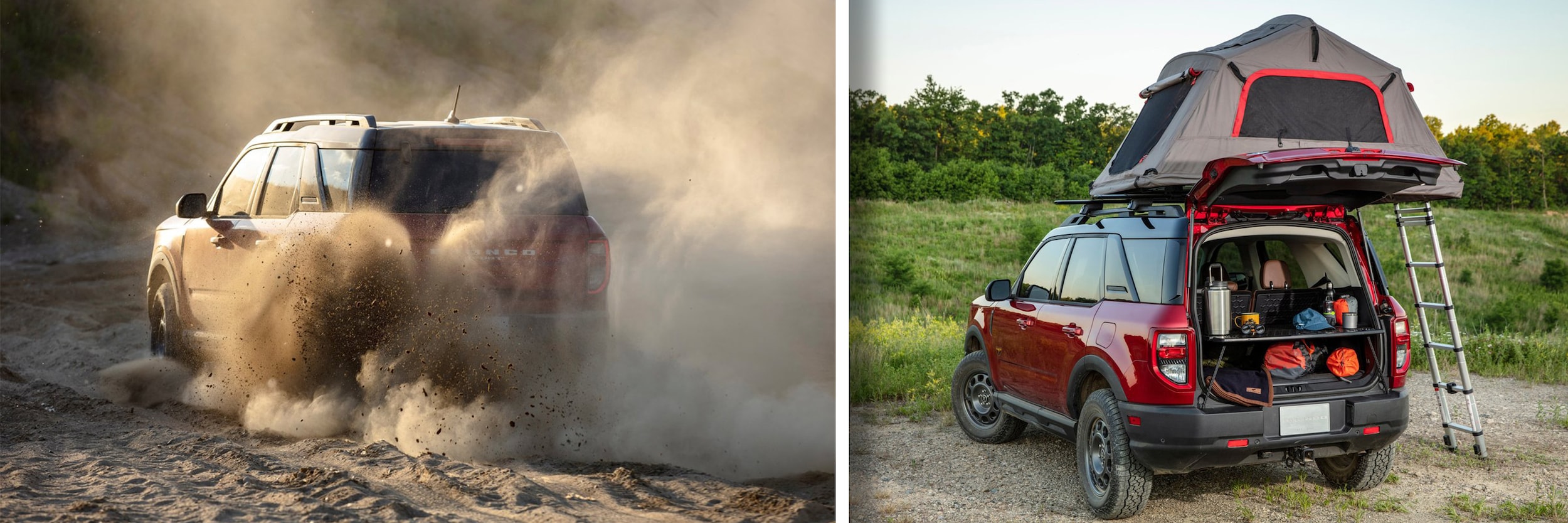 2024 Ford Bronco Sport off-roading and camping