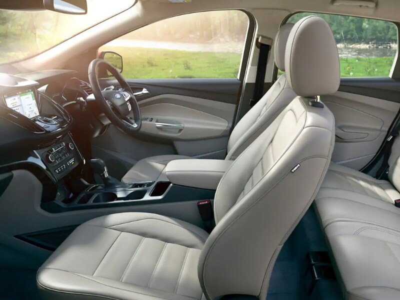 Interior side view of a 2019 Ford Escape