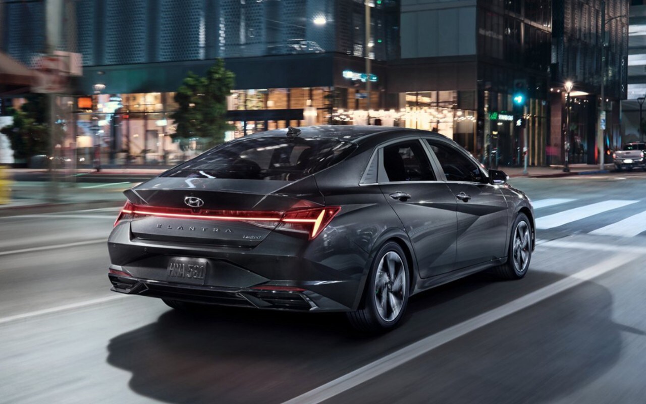 2022 Hyundai Elantra Rear 2022 Hyundai Elantra Rear