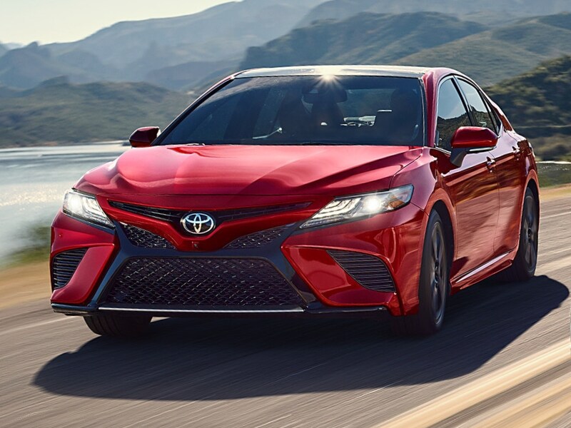 2019 Toyota Camry red exterior color