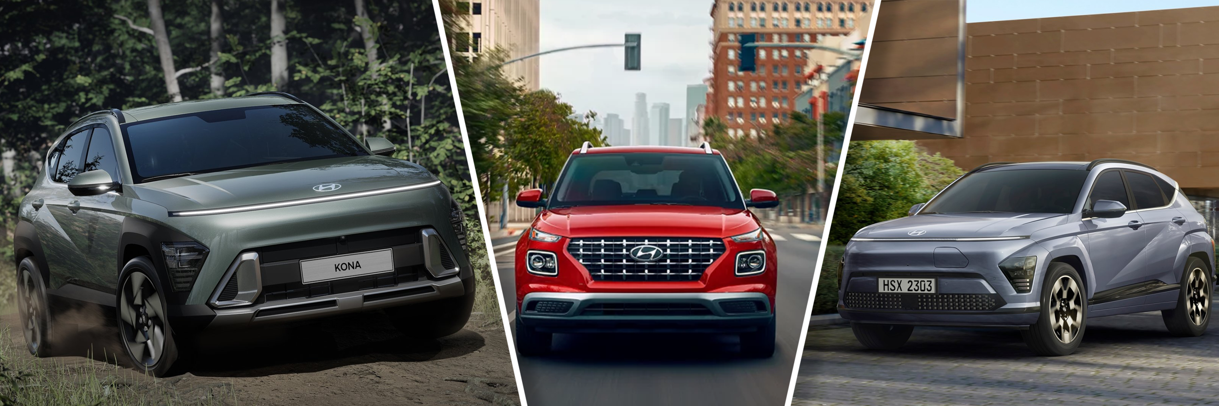 2024 Hyundai Kona and Venue exterior photos