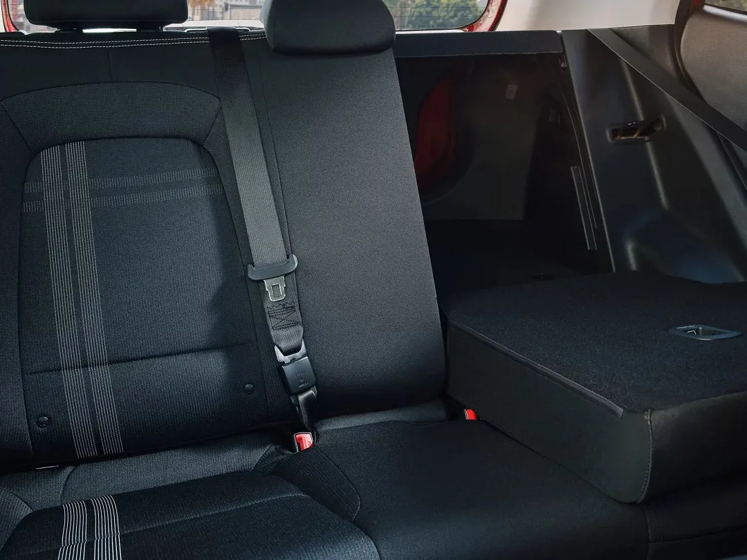 Hyundai Venue rear seats split-folded